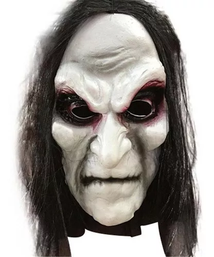 Scary Ghost Face Halloween Mask Scary Mask - Temu