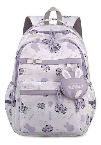 Linda Mochila Infantil Estampada, Mochila Ligera Y Cómoda Que Protege La Columna Vertebralu