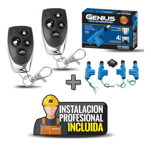 Alarma Inteligente Original  Genius + 4 Bloqueos + Instalada