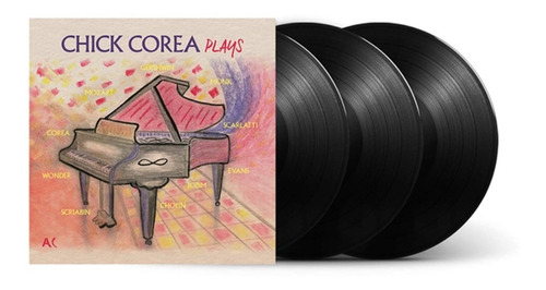 Chick Corea Plays Lp 3vinilos180grs.imp.new Cerrado En Stock