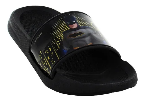 Dc Batman Sandalia Chancla Negro Ni o 80759