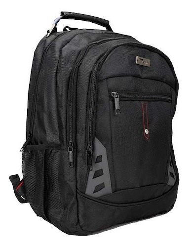 Mochila Porta Laptop Ejecutiva 18 Pulgadas Espalda Techni Sk Color Negro Diseño De La Tela 76802