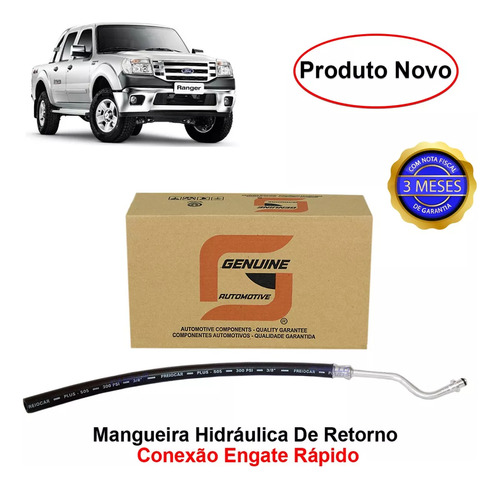 Mangueira Retorno Ranger 2.8 1998/2012 Caixa Com Engate