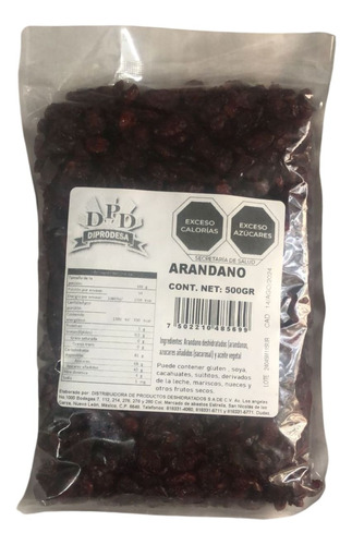 Arándano Deshidratados Bolsa 500g