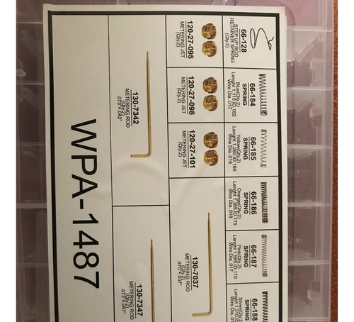 Kit De Calibración Carburador Edelbrock