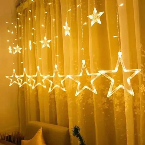 Guirnalda De Luces Led Navideña Para Decoración De Ventanas