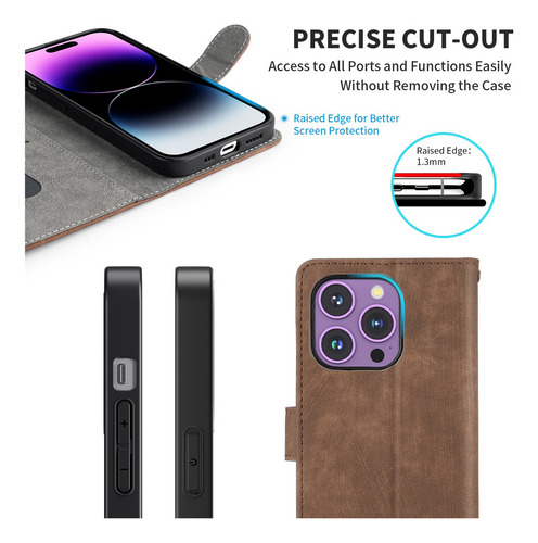 Funda Tipo Cartera De Piel Para Oukitel C57 Pro C57s C53 C50 C51 C38 C37 C25 C36 C33 C32