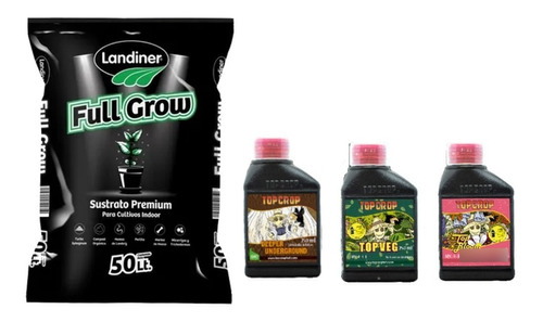  Full Grow 50 Lt Top Crop Deeper  Veg Bloom 250 Ml