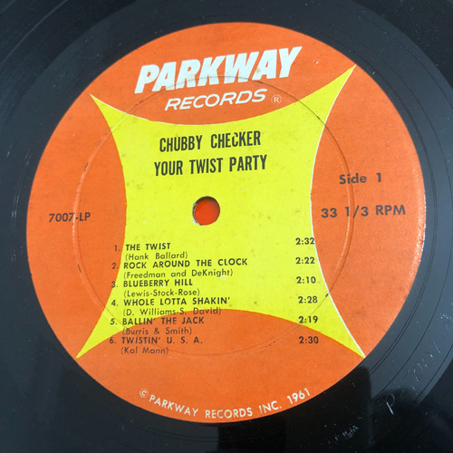 Lp Chubby Checker - Your Twist Party - Imp Usa Estandar (Usado)