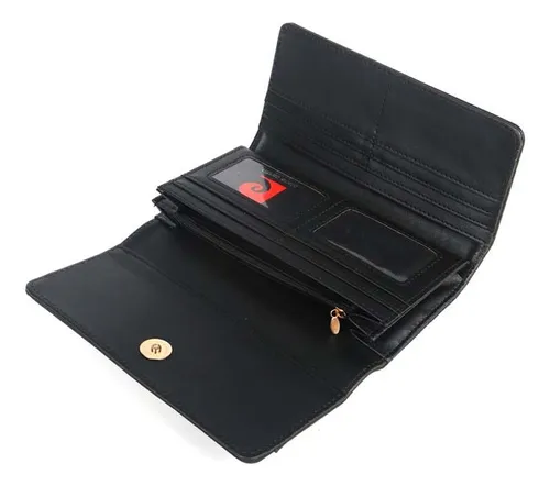 Billetera Pierre Cardin Cuero Importada Mujer Elegante Dama