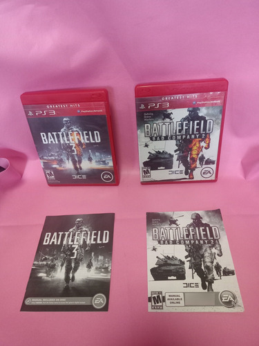 Battlefield 2 Bad Company + Battlefield 3 Para Ps3 Duo Pack (Reacondicionado)