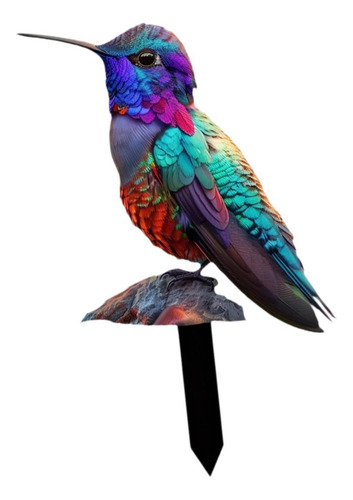2d Colibrí Década De Jardín Decorativo Acrílico