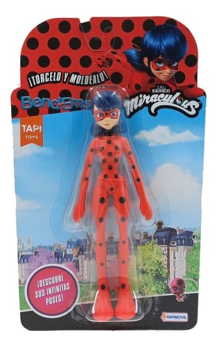Figura De Acción Ladybug, Cat Noir, Rena Rouge, Hauck Moth De Disney Muñecos Miraculous