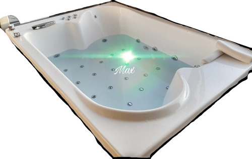 Jacuzzi Max Dual 180x150x50 44 Jets 3hp Grifería Luces Ozono