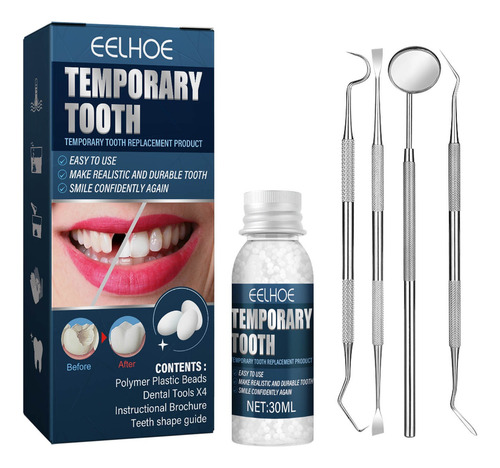 Kit De Reparación De Dientes, Juego De Dientes Temporales