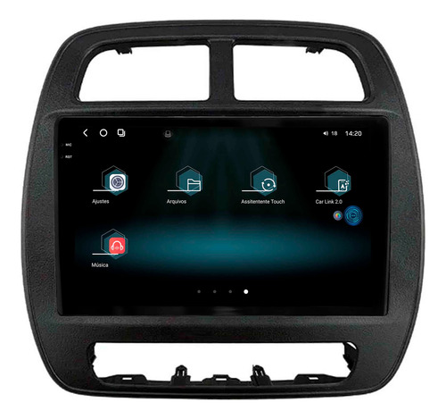 Multimidia Aikon Fóton G3 Renault Kwid 12+256gb Octa 2k 9p