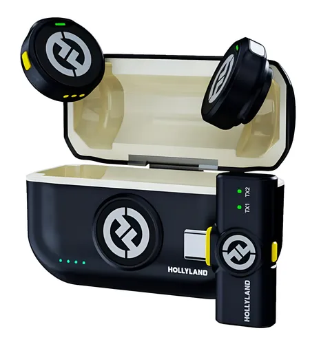 Microfone sem fio Hollyland Lark M2 para iPhone/Android com USB-C