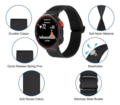 Compatible Con Garmin Forerunner 235 Bandas Para Forerunner