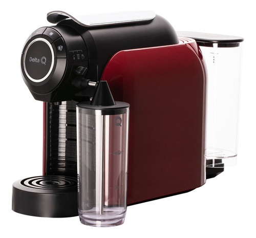 Cafeteira Expresso Delta Q Milk +40 Capsulas Qalidus+brinde Cor Vermelho 220v