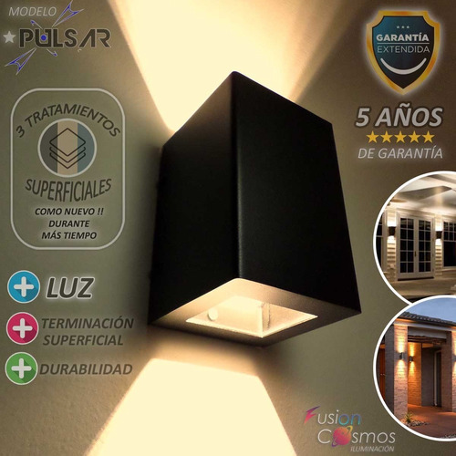 Imagen 6 de 10 de Aplique Difusor Diseño Bidireccional Pared Exterior Pack X11