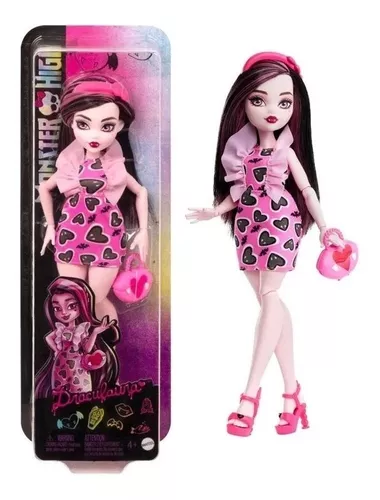 Boneca Draculaura Monster High Wave 3 Nova