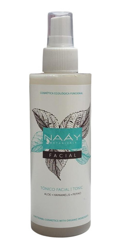 Naay Tonico Facial Producto Vegano 200 Ml Momento De Aplicación Día/noche Tipo De Piel Mixta