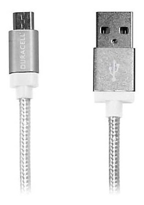 Cable Micro Usb 90cm Duracell Blanco