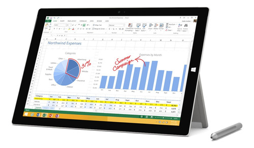 Microsoft Surface Pro 3 (128 Gb, Intel Core I5) (renovado)