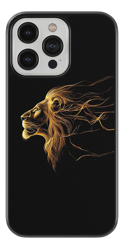 Case Funda Para Iphone Leon Animal Rey Selva Felino Poder 1e Negro León 13 Mini