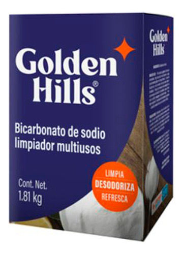 Bicarbonato De Sodio Golden Hills Caja 1.81 Kg Multiusos