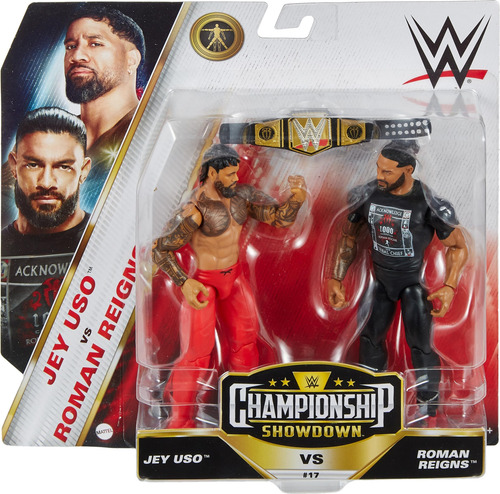 Pacote Com 2 Bonecos De Ação Mattel Wwe Main Event Champions