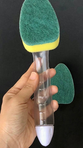 Esponja De Cocina X 2 C/mango Dispenser Detergente, Oferton
