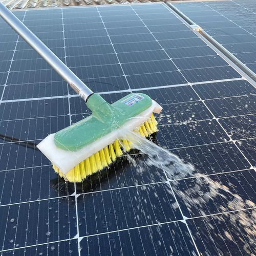 2 Esfregão Vassoura Placa Solar Caminhão+ 1 Cabo 2m Alumínio