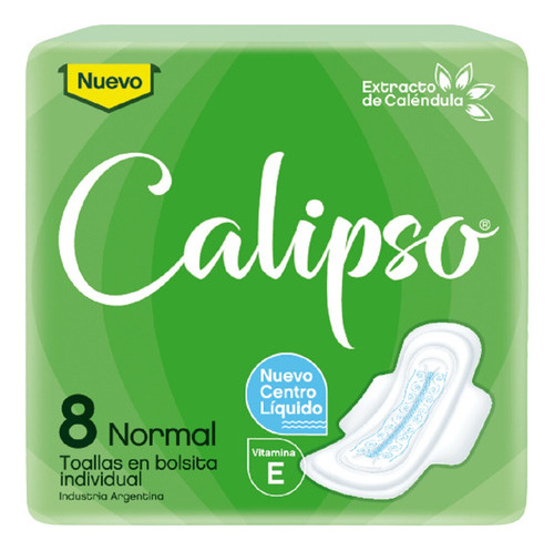 Toallas Calipso Normal Pocket 8 Toallitas