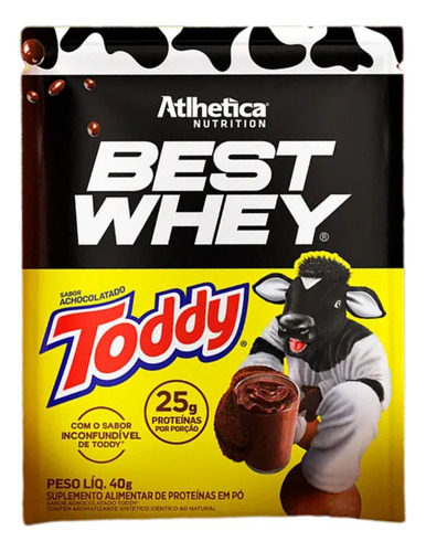 Best Toddy Whey Protein 3w Dose Única Achocolatado Athetica