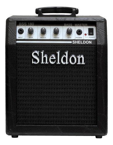 Amplificador Para Baixo Sheldon Bss180 18w Rms 8 Preto