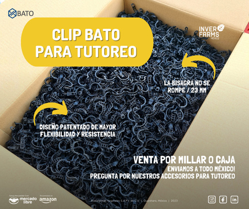 Anillo Para Tutoreo Invernadero Tomate No Rompe 1,000 Pz