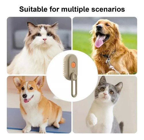 P Cepillo De Vapor Autolimpiante Para Gatos, Peine De Pelo,