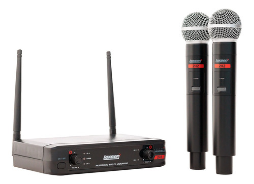 Set De Micrófonos Inalámbricos Uhf Lexsen 2h2 Premium