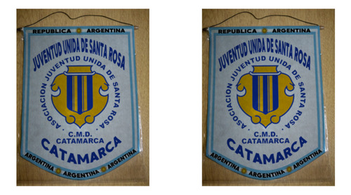 Banderin Grande 40cm Juventud Unida De Santa Rosa Catamarca