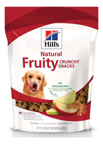 Hill's Fruity Snacks, Premios Sabor Manzana Y Avena, 227 G