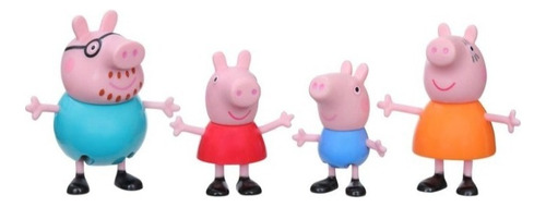 Peppa Pig Y Su Familia Paquete De 4 Figuras 2022