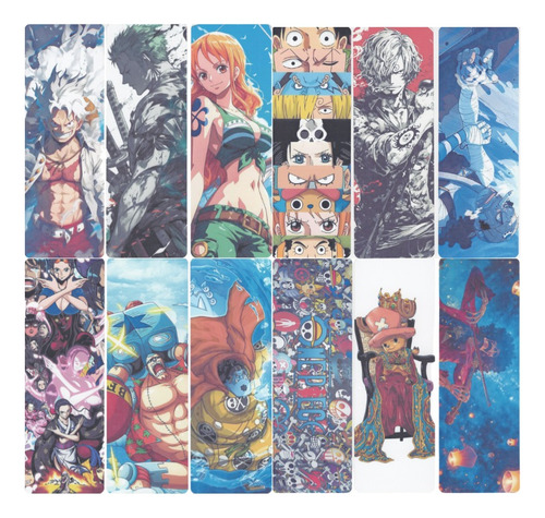 Pack 12 Separadores Para Libros Colección One Piece Multicolor One Piece 1