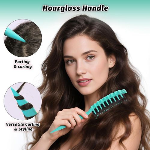 Cepillo Para Cabello Rizado, Con Ventilación, Que Define Los