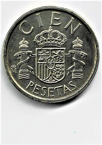 Moneda  De  España  100  Pesetas  1988 Muy  Buena  +++++