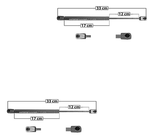 Par Amortiguadores Cofre Ford Explorer 2002 - 2005 Mnj