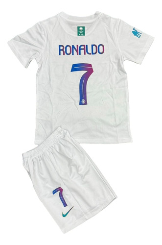 Jersey Ronaldo #7 Tercera Al Nassr, 2023/2024 5-7 Años 