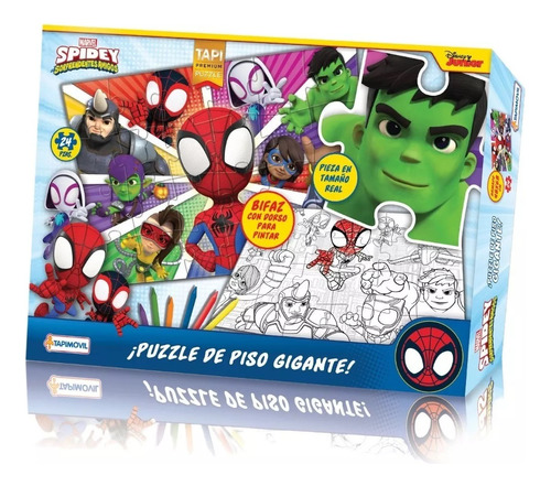 Rompecabeza Super Gigante Piso Spidey Avengers Puzzle Disney