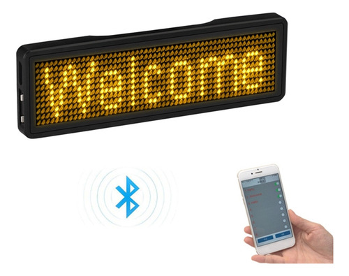 Mli Letrero De Luz Led Recargable Con Nombre, Programable,
