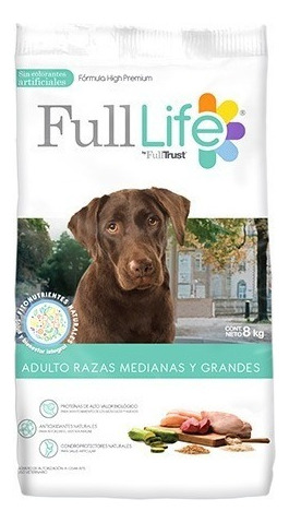 Alimento Full Life Premium Trust Para Perros Adultos 8kg